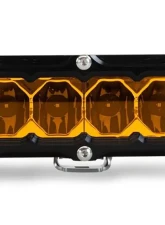Heretic Studio 4" Light Bar Flood Amber Lens                                     - 50413 - Image 3