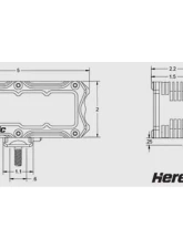 Heretic Studio 4" Light Bar Flood Amber Lens                                     - 50413 - Image 2