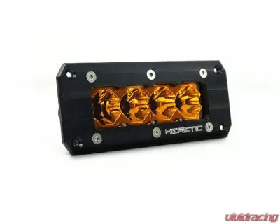 Heretic Studio 4" Light  Bar Combo Flush Mount Amber Lens - 50418