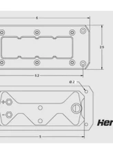 Heretic Studio 4" Light  Bar Combo Flush Mount Amber Lens                                     - 50418 - Image 2
