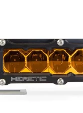 Heretic Studio 6" Light Bar Flood Amber Lens                                     - 50604 - Image 2