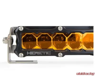 Heretic Studio 6" Light Bar Flood Amber Lens - 50604