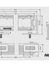 Heretic Studio 30" Light Bar Spot Amber                                     - 53008 - Image 6