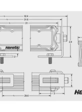 Heretic Studio 30" Light Bar Combo Curved Amber                                     - 53012 - Image 5