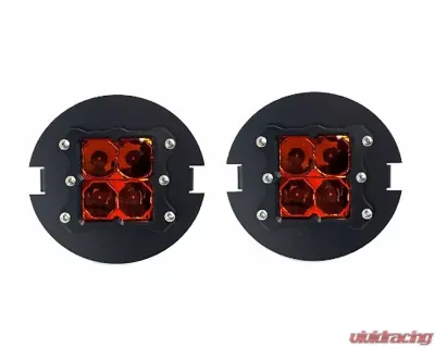 Heretic Studio Series 1 Fog Light Kit - Amber Lens Toyota Tacoma | Tundra | Ford F-150 2005-2014 - 56002