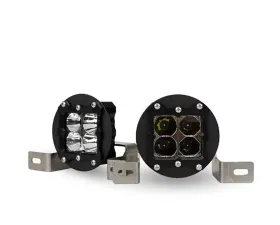 Heretic Studio Series 3 Fog Light Kit - Clear Lens Jeep 2007-2020