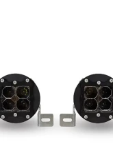 Heretic Studio Series 3 Fog Light Kit - Clear Lens Jeep 2007-2020                                     - 56005 - Image 3