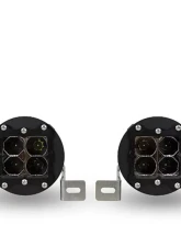 Heretic Studio Series 4 Fog Light Kit - Clear Lens Jeep JL Wrangler Gladiator (Sport) 2018-2021                                     - 56008 - Image 3