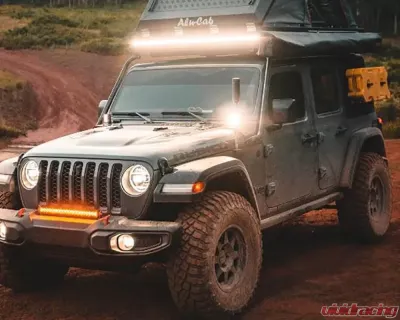 Heretic Studio Series 4 Fog Light Kit - Clear Lens Jeep JL Wrangler Gladiator (Sport) 2018-2021 - 56008