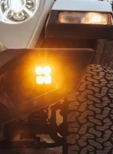 Heretic Studio Series 4 Fog Light Kit - Amber Lens Jeep JL Wrangler Gladiator (Sport) 2018-2021                                     - 56009 - Image 5