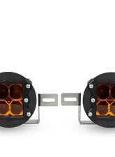 Heretic Studio Series 5 Fog Light Kit - Clear Lens Jeep JL Wrangler | JT Gladiator (Rubicon Steel Bumper) 2018-2020                                     - 56010 - Image 6