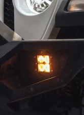 Heretic Studio Series 5 Fog Light Kit - Amber Lens Jeep JL Wrangler |  JT Gladiator (Rubicon Steel Bumper) 2018-2020                                     - 56011 - Image 3