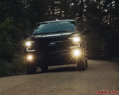 Heretic Studio Series 8 Fog Light Kit - Clear Lens Ford F-150 | F-250 | F-350 2015-2020 - 56017