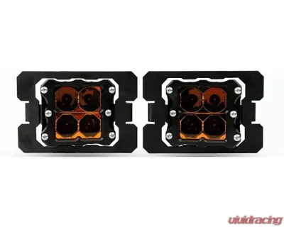 Heretic Studio Series 8 Fog Light Kit - Amber Lens Ford F-150 | F-250 | F-350 2015-2020 - 56018