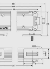 Heretic Studio 30 Inch Light Bar - Clear Toyota Tacoma | 4Runner | Tundra (behind the Grill ) 2010-2021                                     - 56025 - Image 4