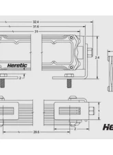 Heretic Studio 30 Inch Light Bar - Amber Toyota Tacoma | 4Runner | Tundra (behind the Grill ) 2010-2021                                     - 56026 - Image 8