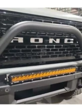 Heretic Studio 20" Light Bar Kit Clear Combo Bumper Mount Ford Bronco                                     - 56033 - Image 2