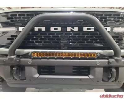 Heretic Studio 20" Light Bar Kit Clear Combo Bumper Mount Ford Bronco - 56033