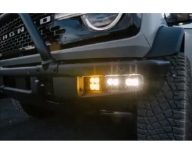 Heretic Studio Fog Light Kit - Amber Quattro Ford Bronco