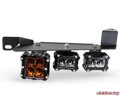 Heretic Studio Fog Light Kit - Amber Quattro Ford Bronco - 56038
