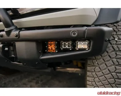 Heretic Studio Fog Light Kit - Amber Quattro Ford Bronco - 56038