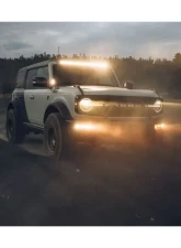 Heretic Studio Fog Light Kit - Amber Quattro Ford Bronco                                     - 56038 - Image 4