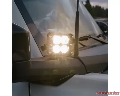 Heretic Studio Ditch Light kit Spot Amber Ford Bronco - 56041
