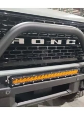 Heretic Studio 20"Light Bar Kit Amber Combo Bumper Mount Ford Bronco                                     - 56042 - Image 2