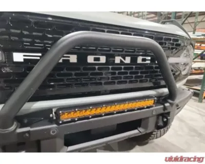 Heretic Studio 20"Light Bar Kit Amber Combo Bumper Mount Ford Bronco - 56042