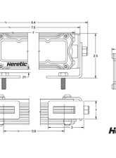 Heretic Studio Clear Lens 6" Combo LED Fog Light Kit Toyota Tundra 2022+                                     - 56049 - Image 4