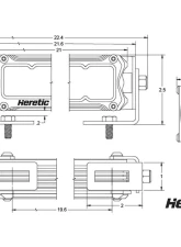 Heretic Studio Amber Lens 20" Spot LED Bumper Light Bar Toyota Tundra 2022+                                     - 56056 - Image 3