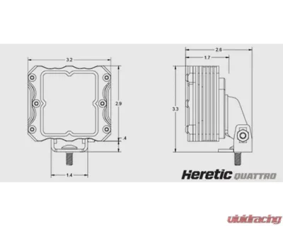 Heretic Studio Ditch Light kit Flood Ford Bronco - 56062