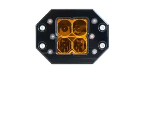 Heretic Studio Quattro Combo Flush Mount Amber Lens