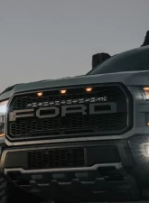 Heretic Studio Behind The Grill Kit with 30" Combo Amber Ford F-150 Raptor 2017-2021                                     - 56029 - Image 4
