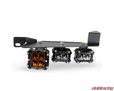 Heretic Studio Fog Light Kit Amber Combo Quattro Amber BA-2 Flood Ford Bronco 2021+ - 56061