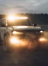 Heretic Studio Fog Light Kit Amber Combo Quattro Amber BA-2 Flood Ford Bronco 2021+                                     - 56061 - Image 4