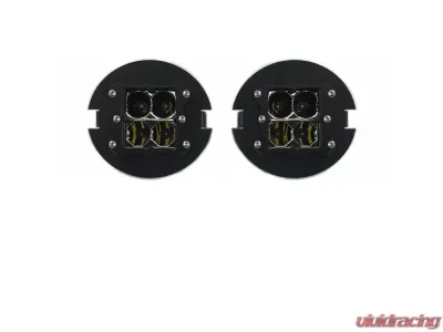 Heretic Studio Flood Clear Lens Series 1 Fog Light Kit Toyota | Ford 2005-2014 - 56066