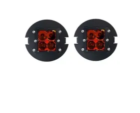 Heretic Studio Flood Amber Lens Series 1 Fog Light Kit Toyota | Ford 2005-2014