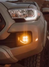 Heretic Studio Flood Amber Lens Series 2 Fog Light Kit Toyota 2010+                                     - 56071 - Image 2