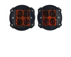 Heretic Studio Flood Amber Lens Series 2 Fog Light Kit Toyota 2010+