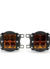 Heretic Studio Series 6 Fog Light Kit Spot Amber Lens Ford Bronco 2021+                                     - 56085 - Image 2