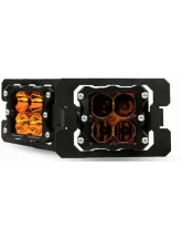 Heretic Studio Flood Amber Lens Series 8 Fog Light Kit Ford F-150 | F-250 2015-2020                                     - 56095 - Image 2