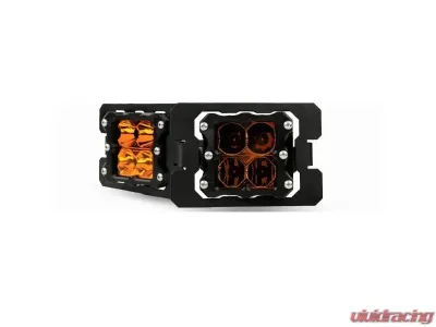 Heretic Studio Flood Amber Lens Series 8 Fog Light Kit Ford F-150 | F-250 2015-2020 - 56095