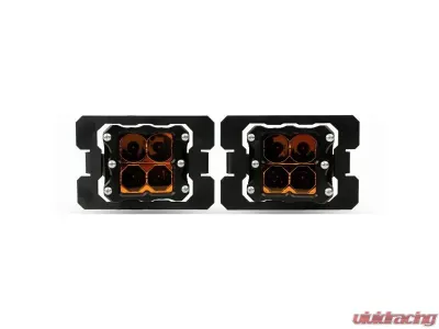 Heretic Studio Flood Amber Lens Series 8 Fog Light Kit Ford F-150 | F-250 2015-2020 - 56095