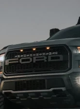 Heretic Studio 30 Inch Clear Flood Lens Behind The Grille Light Bar Ford 2nd Gen F-150 Raptor 2017-2021                                     - 56112 - Image 4