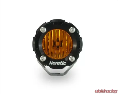 Heretic Studio BA-1R Amber LED Pod Light Flood Beam Pattern - 52010