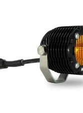 Heretic Studio BA-1R Amber LED Pod Light Flood Beam Pattern                                     - 52010 - Image 2