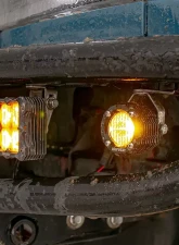 Heretic Studio BA-1R Amber LED Pod Light Flood Beam Pattern                                     - 52010 - Image 4