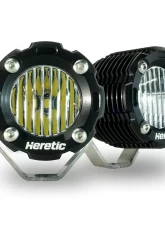 Heretic Studio BA-1R Clear LED Pod Light Pair Pack Flood Beam Pattern                                     - 52012 - Image 6