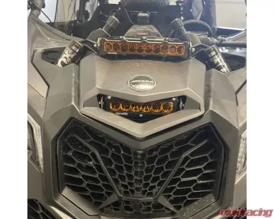 Heretic Studio Shock Tower 10" Light Bar Kit Amber Spot Can-Am - 60103